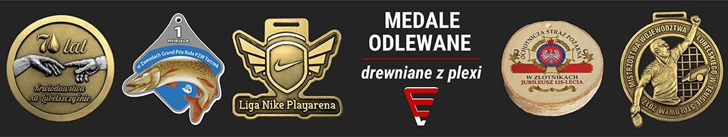 Medale odlewane reklama 1